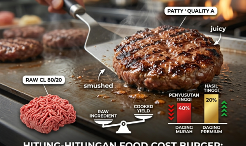 Hitung-Hitungan Food Cost: Bagaimana Memilih Daging Giling yang Tepat Bisa Menyelamatkan Margin Keuntungan Bisnis Burger Anda