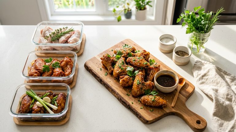 3 Resep Marinasi Sayap Ayam: 1 Kali Racik untuk Seminggu